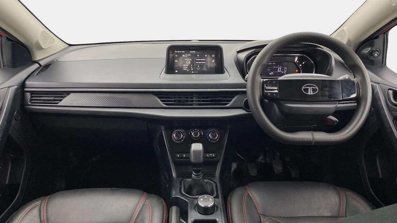 Interior dashboard of a Tata Nexon