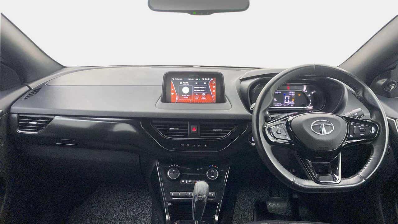 Interior dashboard view of a Tata Nexon 2017-2023