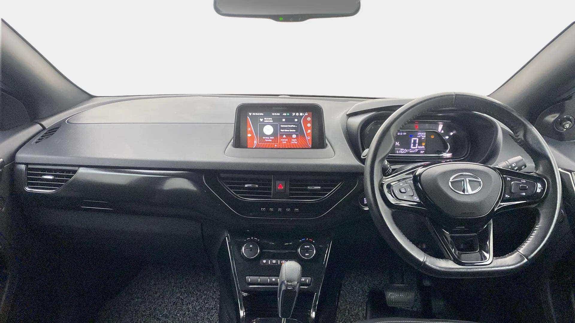 Interior dashboard view of a Tata Nexon 2017-2023