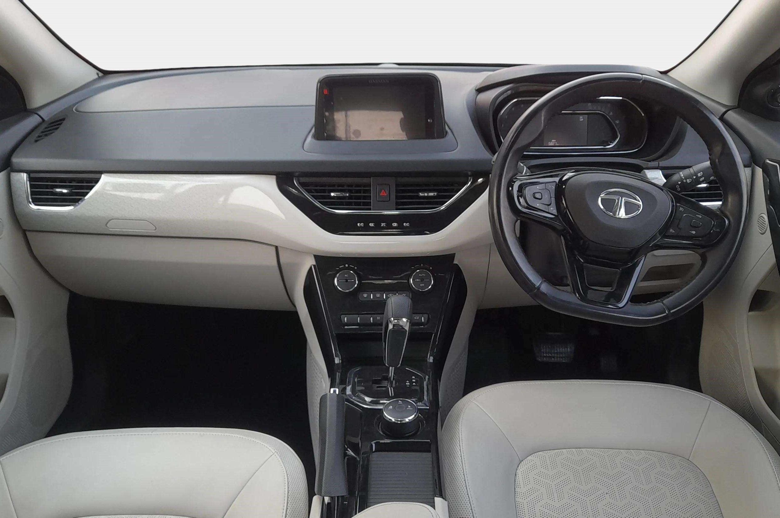 Interior dashboard view of a Tata Nexon 2017-2023