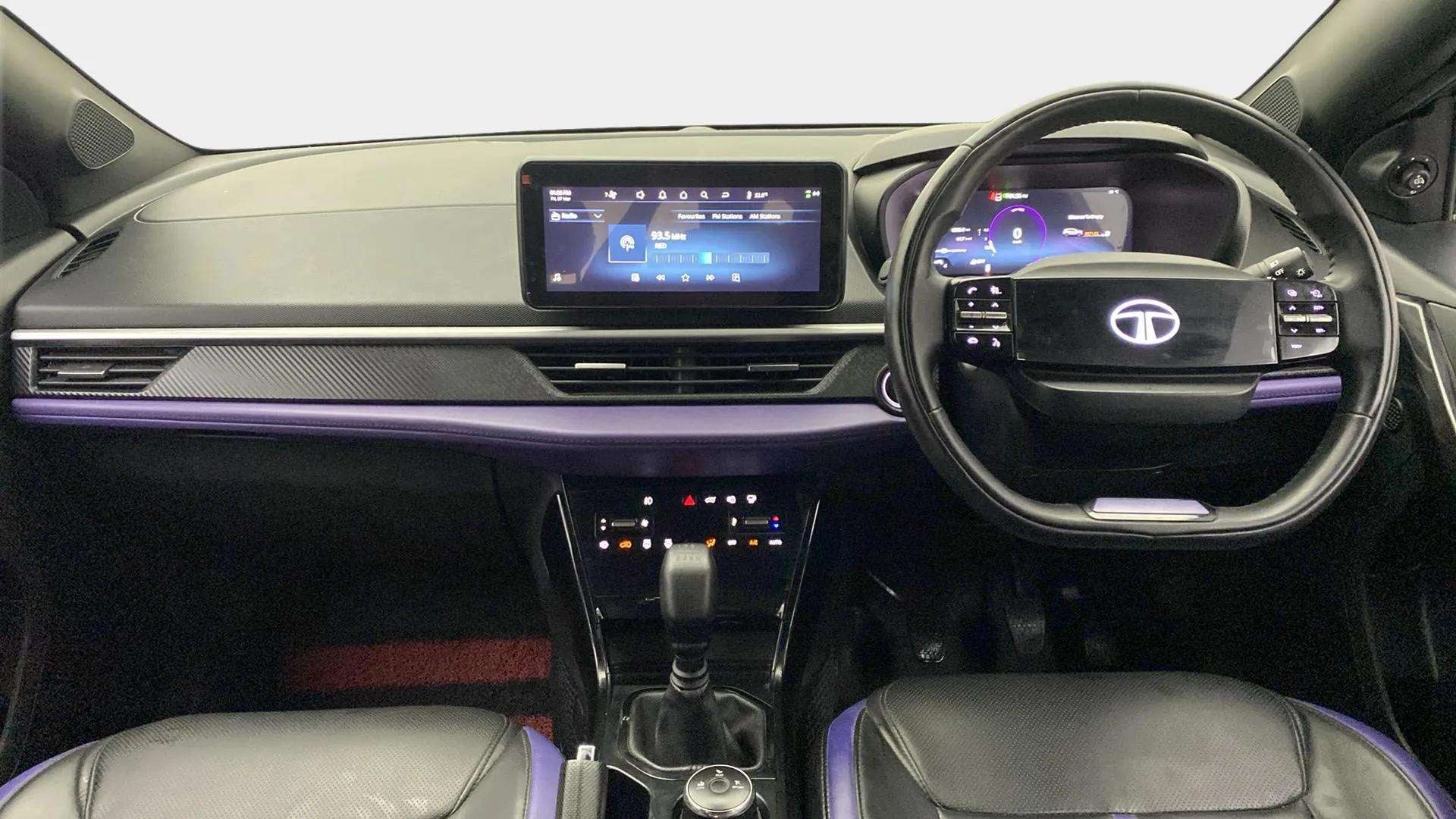 Interior dashboard of a Tata Nexon 2017-2023