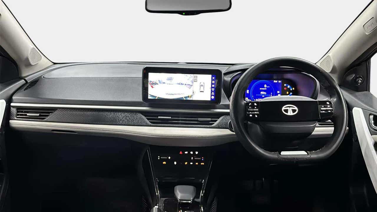 Interior dashboard of a Tata Nexon