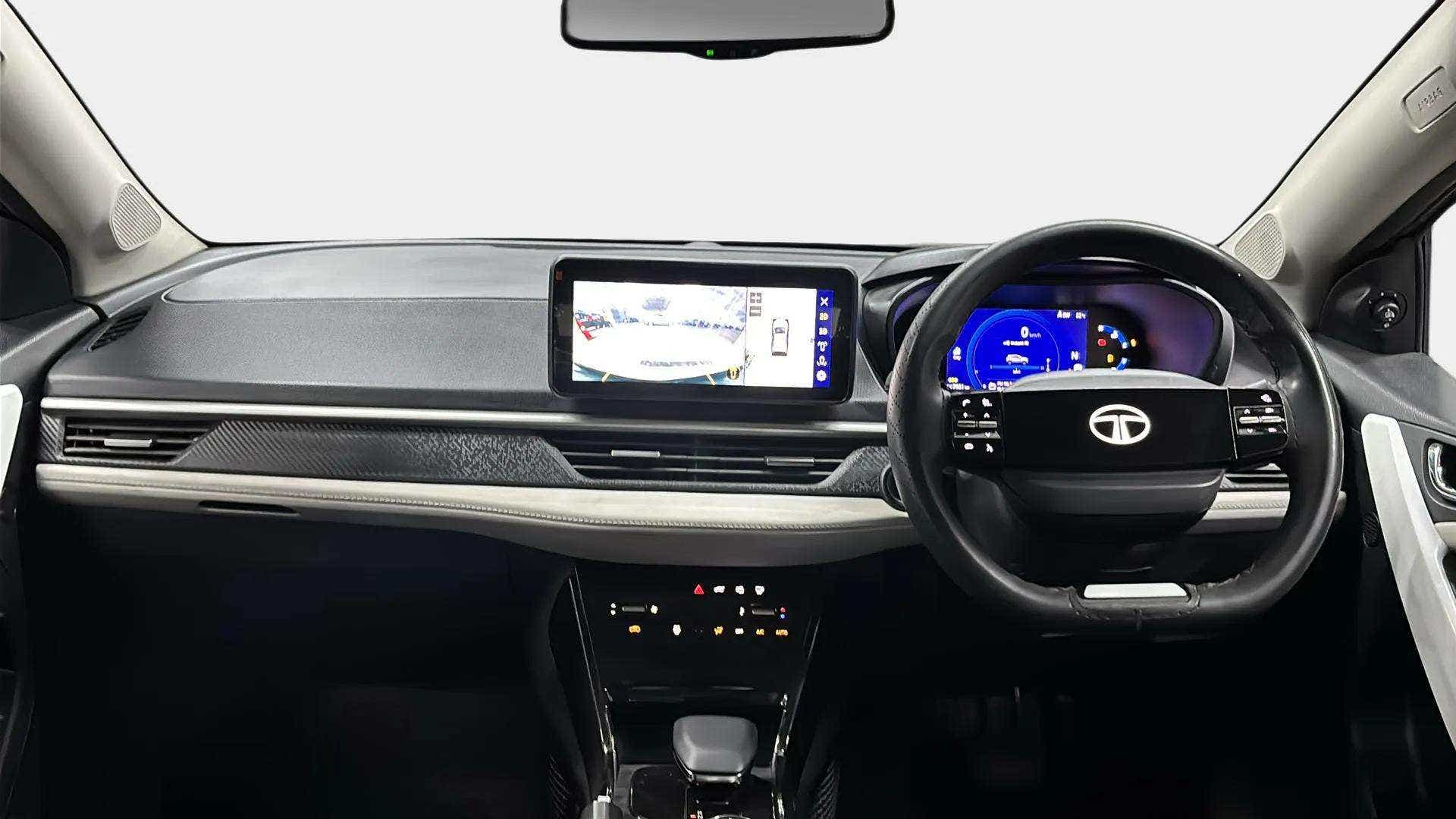 Interior dashboard of a Tata Nexon