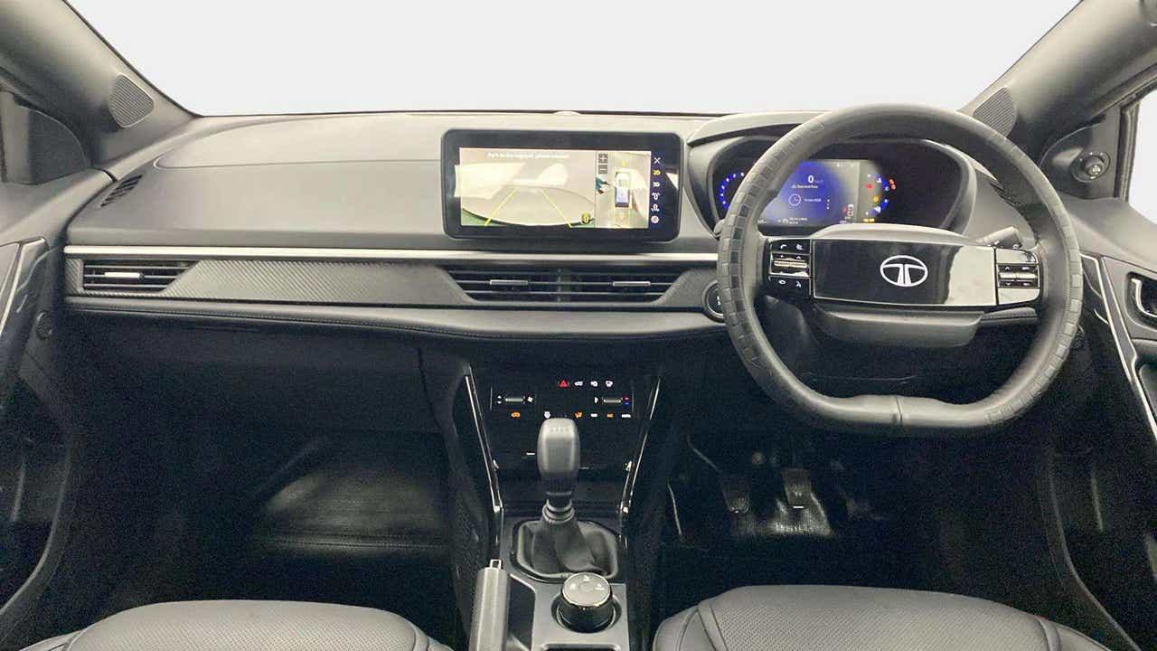 Interior dashboard of a Tata Nexon