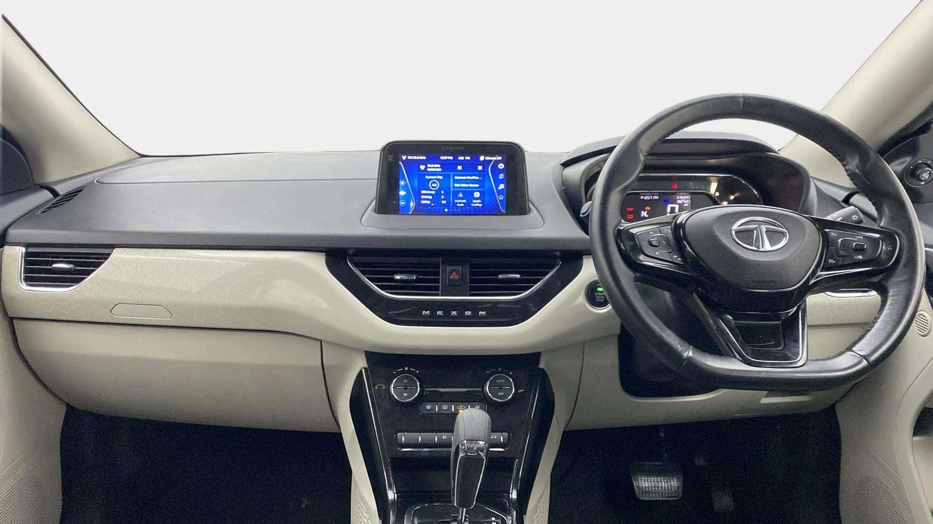 Interior dashboard of a Tata Nexon 2017-2023