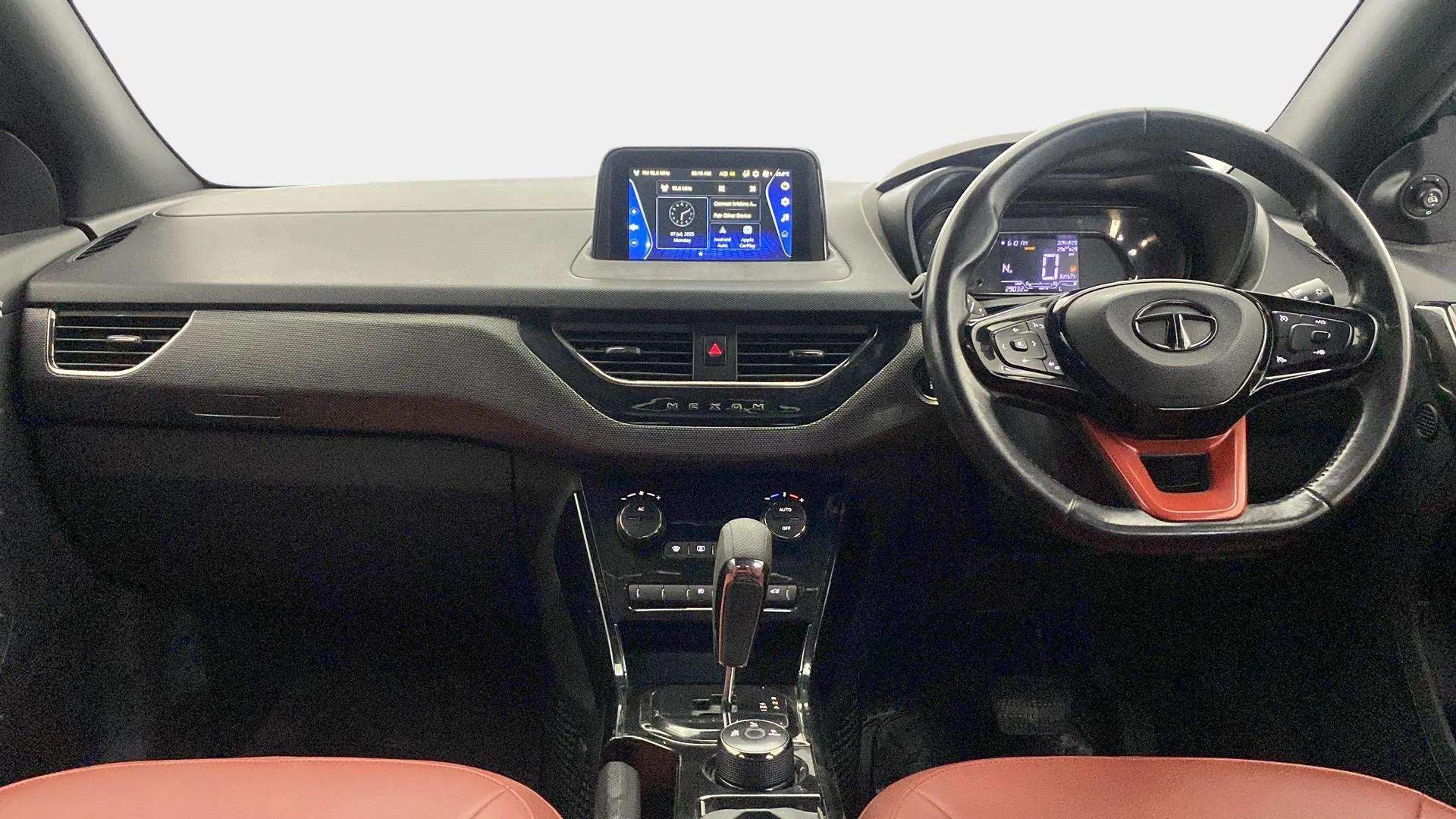 Interior dashboard of a Tata Nexon 2017-2023