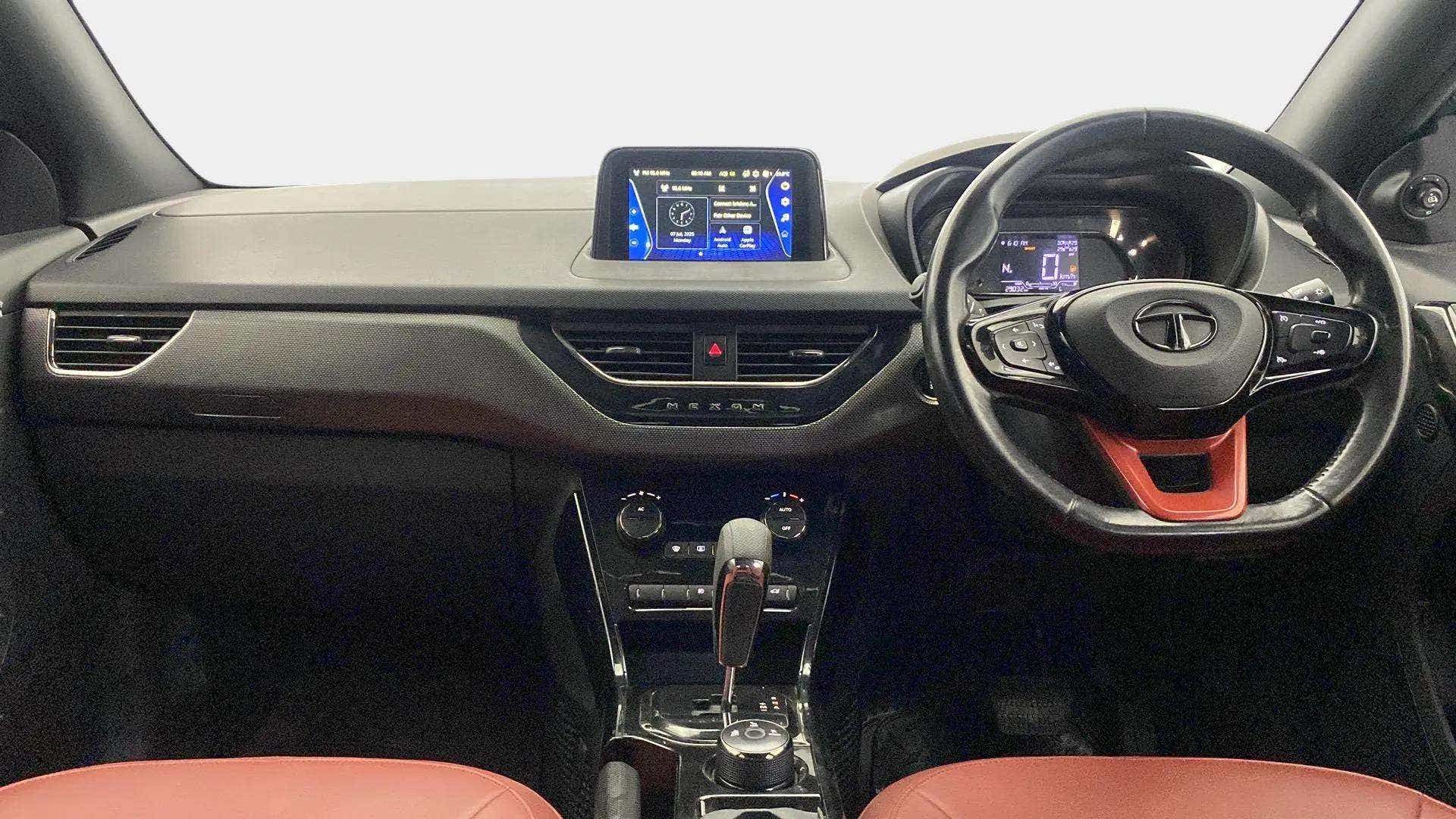 Interior dashboard of a Tata Nexon 2017-2023