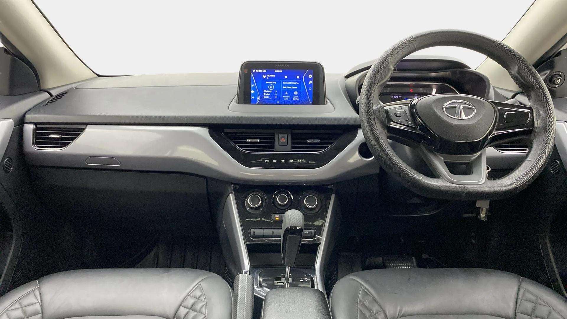 Interior dashboard view of a Tata Nexon 2017-2023