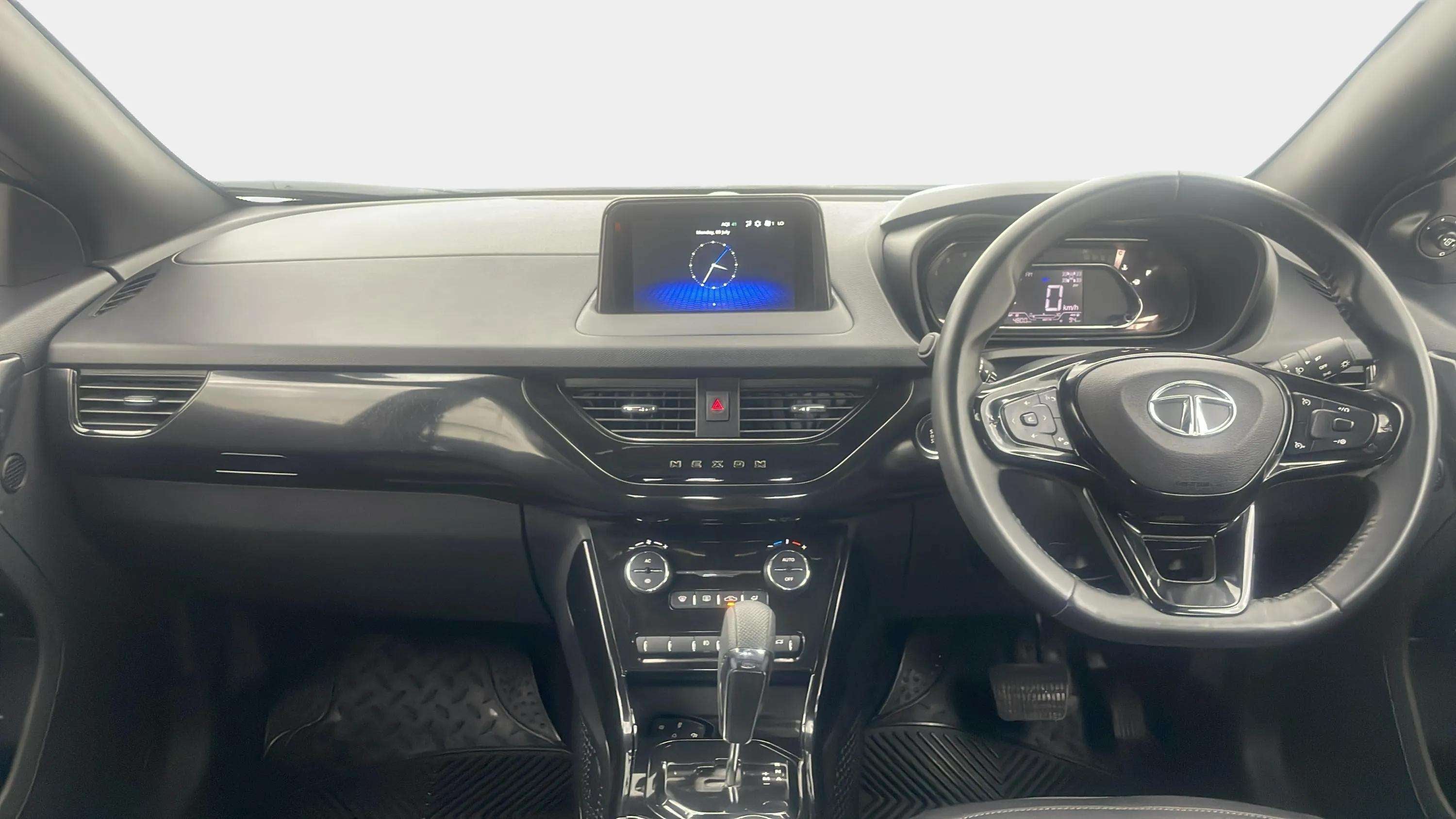 Interior dashboard of a Tata Nexon 2017-2023