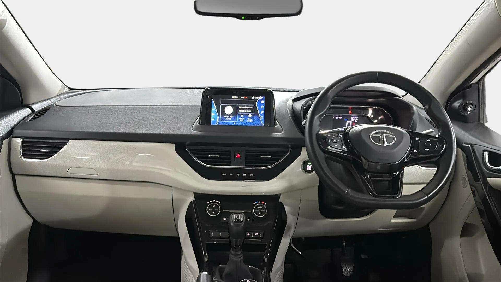 Interior dashboard of a Tata Nexon 2017-2023