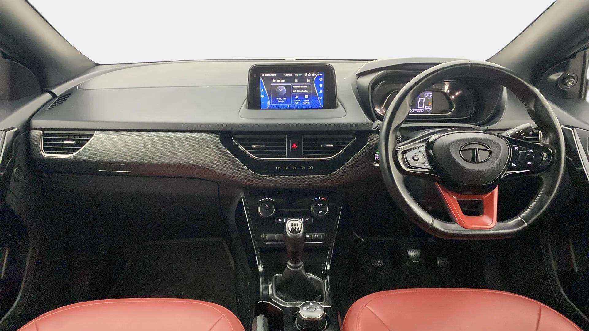 Interior dashboard view of a Tata Nexon 2017-2023