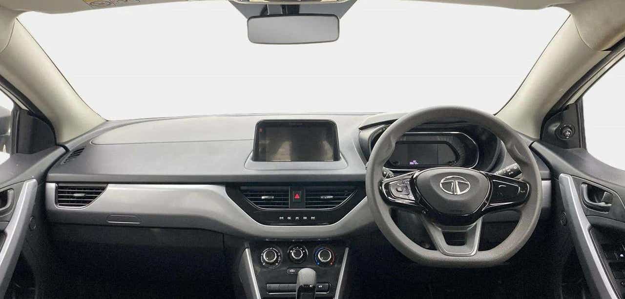 Dashboard and steering wheel of a Tata Nexon 2017-2023
