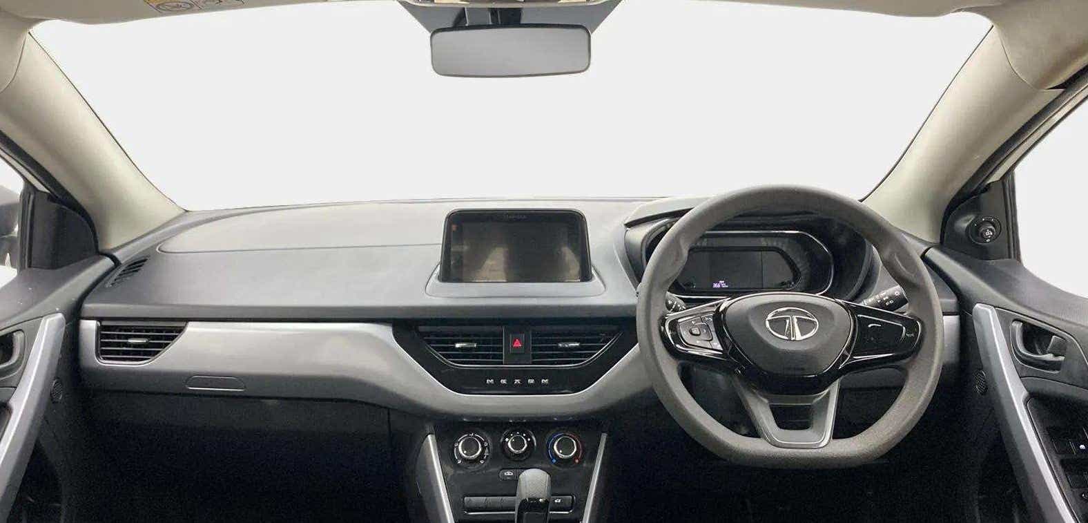 Dashboard and steering wheel of a Tata Nexon 2017-2023
