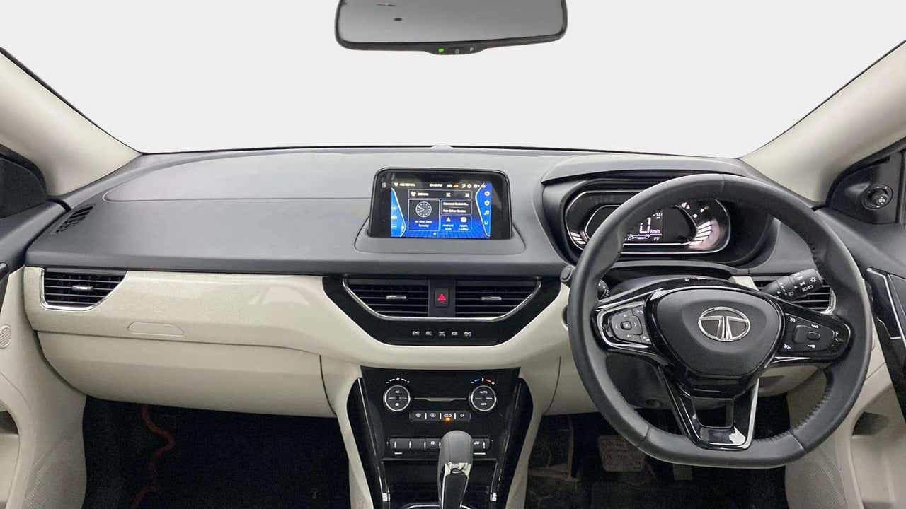 Interior dashboard view of a Tata Nexon 2017-2023