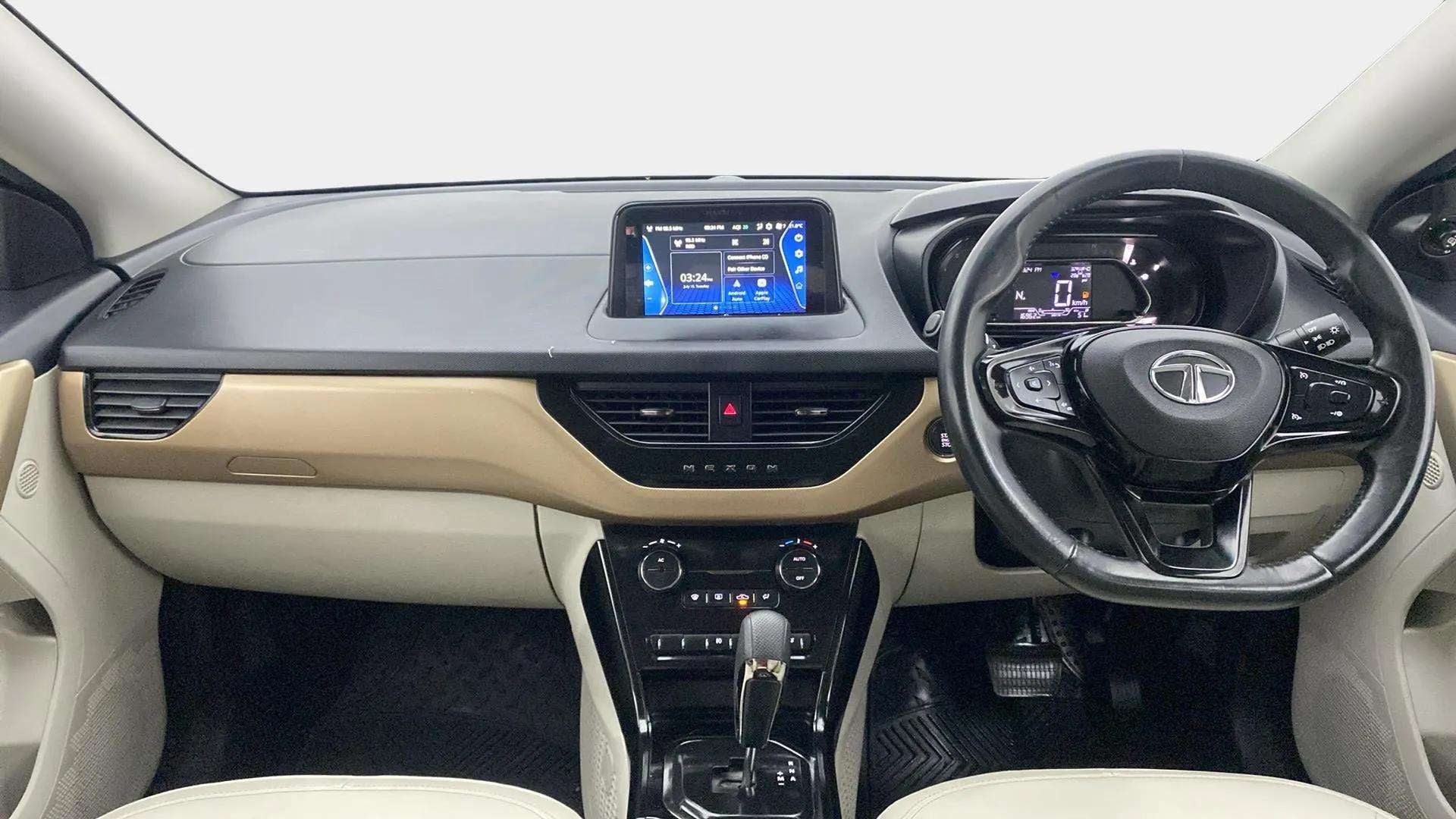Dashboard view of a Tata Nexon 2017-2023
