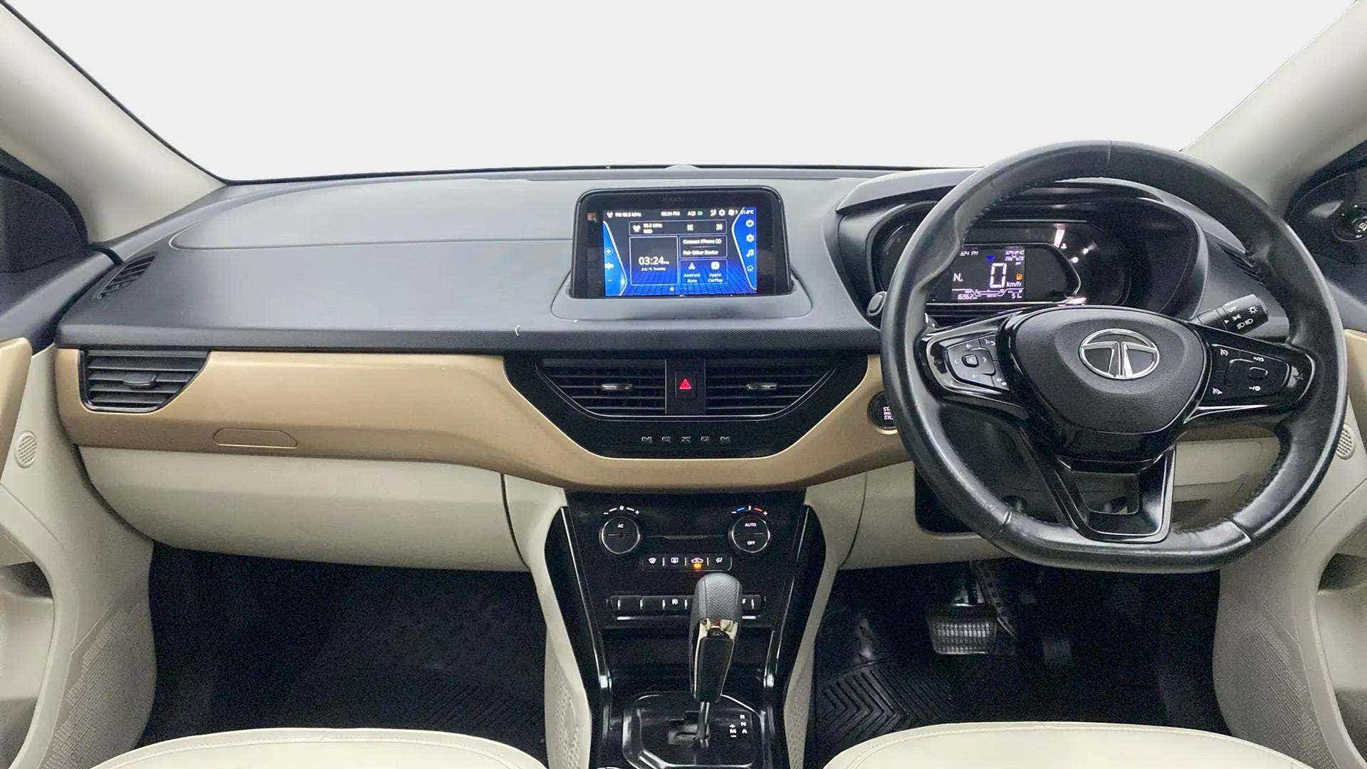 Dashboard view of a Tata Nexon 2017-2023