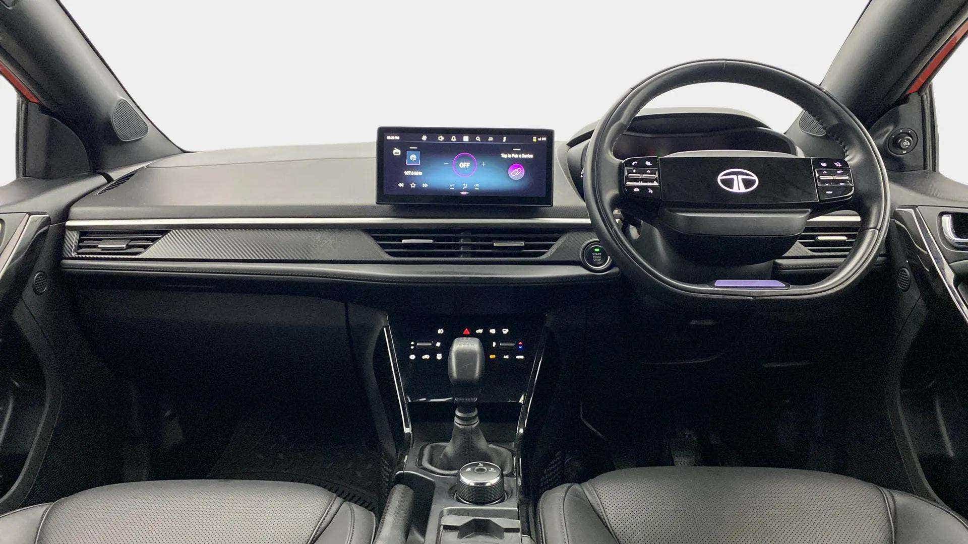 Interior dashboard view of a Tata Nexon 2017-2023