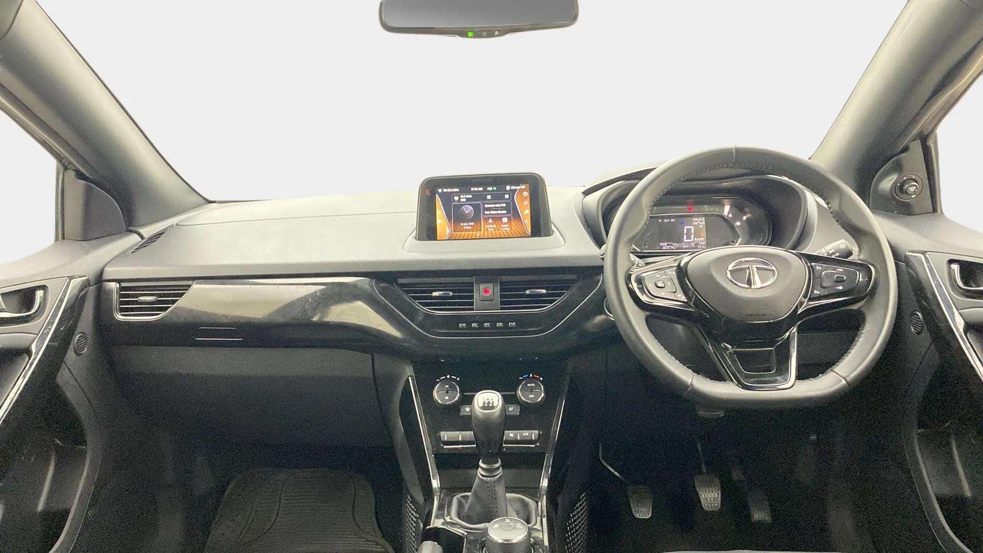 Interior dashboard of a Tata Nexon 2017-2023