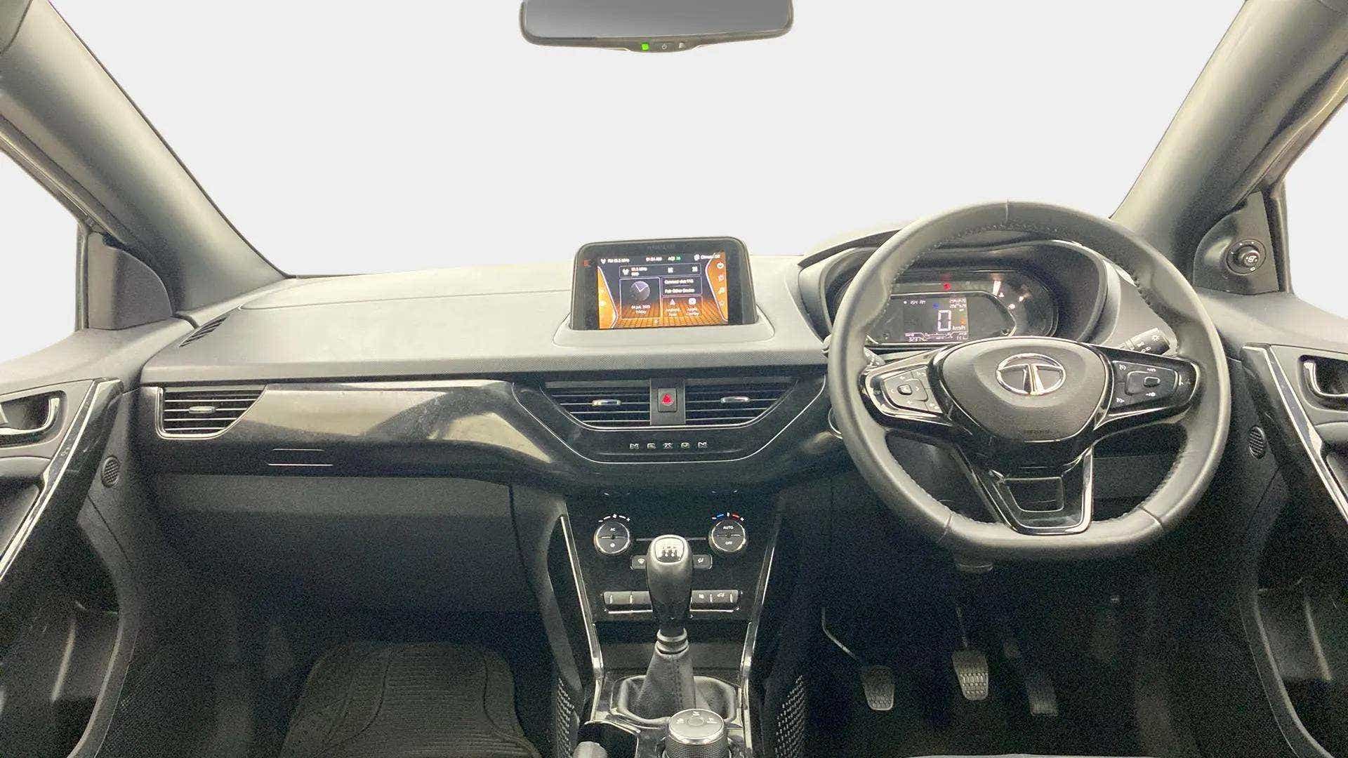 Interior dashboard of a Tata Nexon 2017-2023