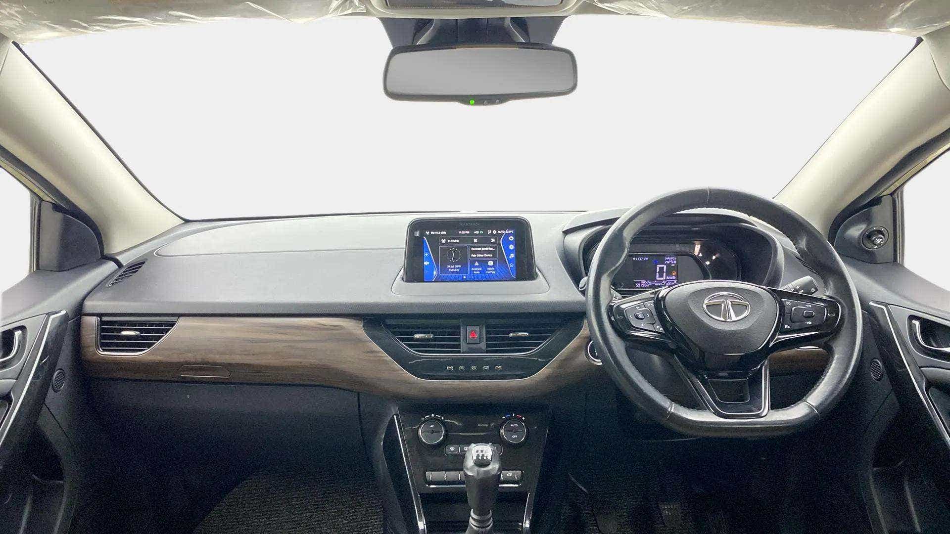 Interior dashboard view of a Tata Nexon 2017-2023