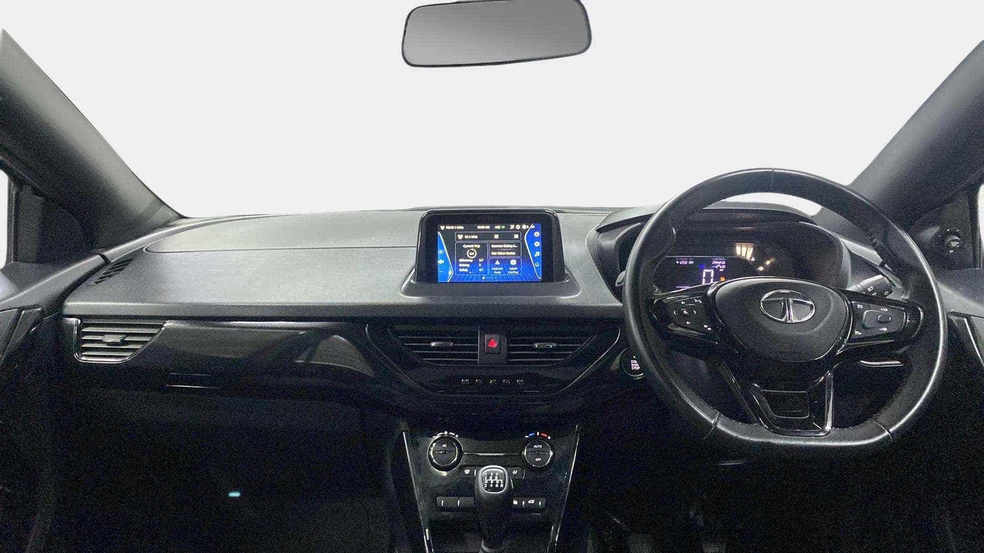 Interior dashboard view of a Tata Nexon 2017-2023