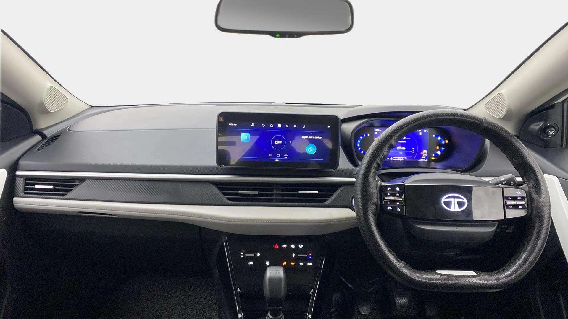 Interior dashboard of a Tata Nexon 2017-2023
