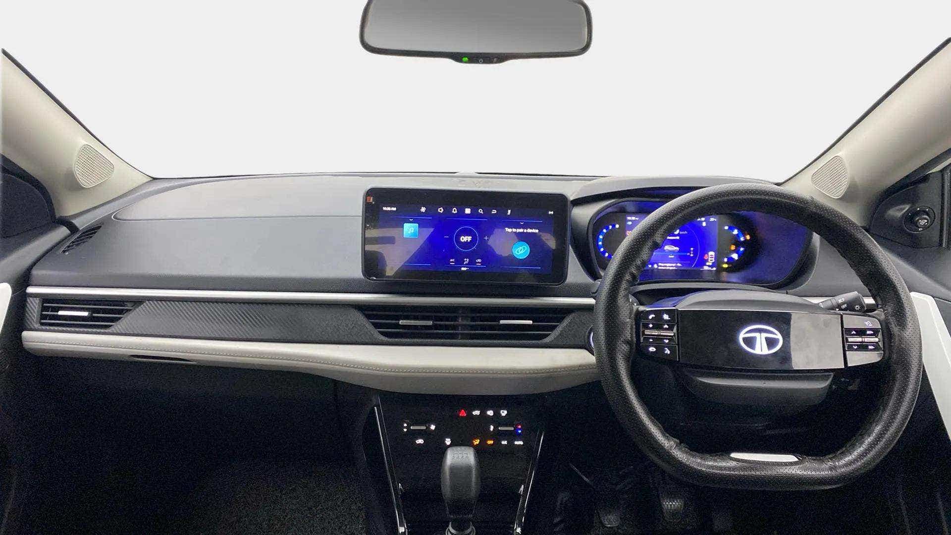 Interior dashboard of a Tata Nexon 2017-2023