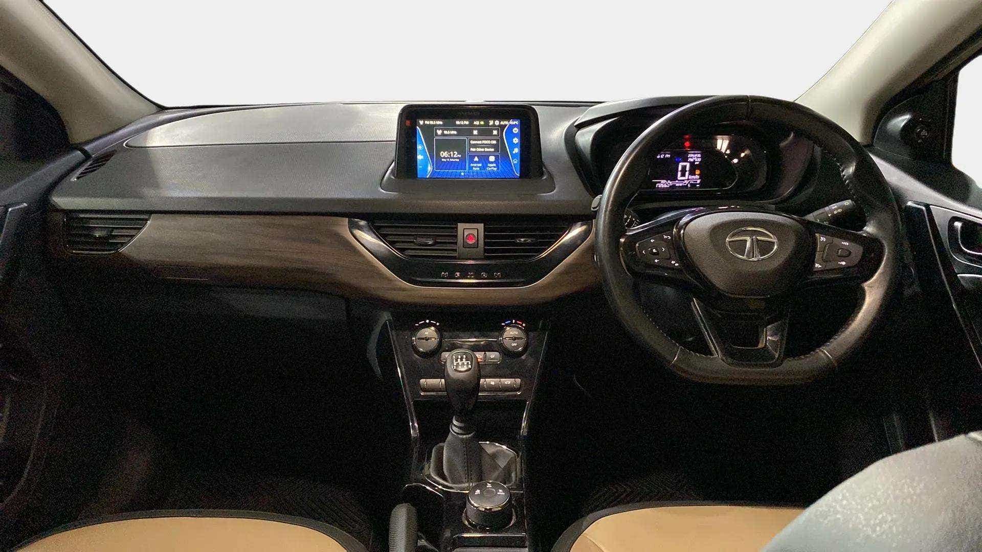 Interior dashboard of a Tata Nexon 2017-2023