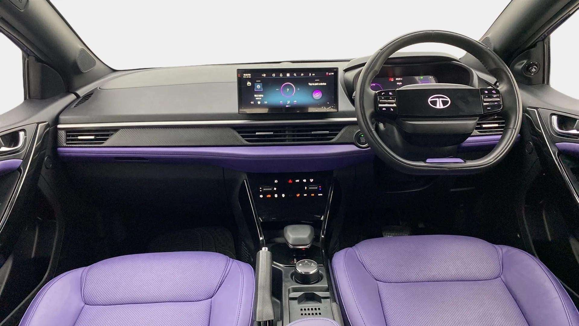 Interior dashboard of a Tata Nexon 2017-2023