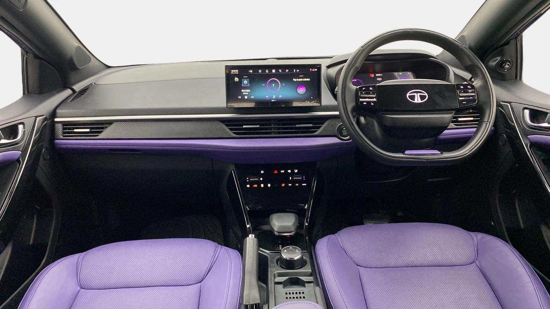 Interior dashboard of a Tata Nexon 2017-2023