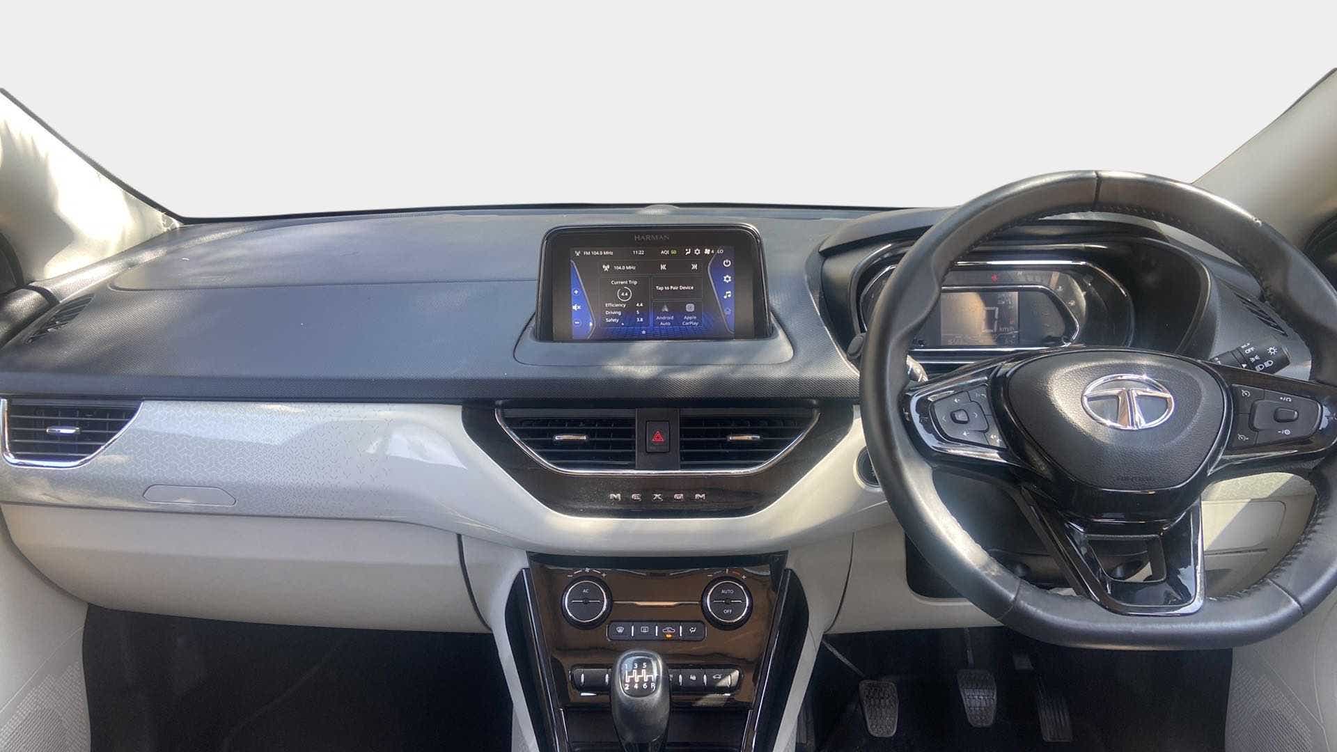 Dashboard view of a Tata Nexon 2017-2023