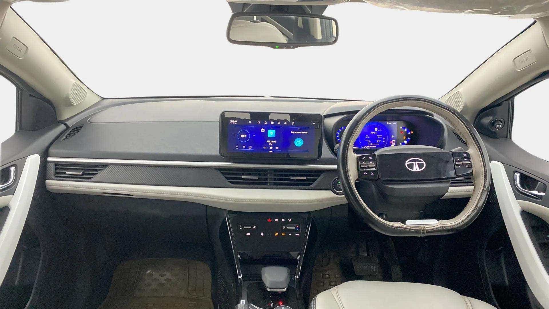 Interior dashboard view of a Tata Nexon 2017-2023