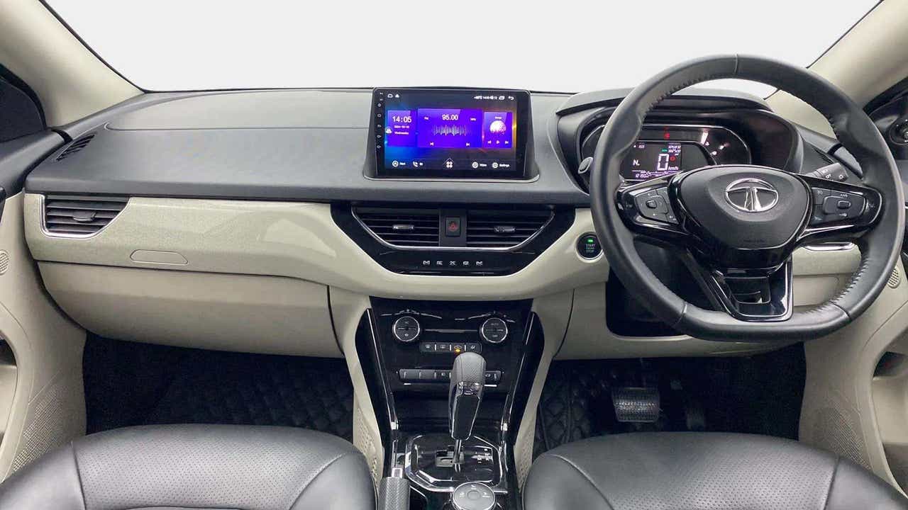 Dashboard and steering wheel of a Tata Nexon 2017-2023