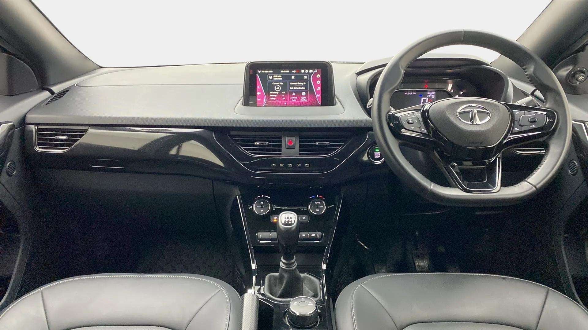 Interior dashboard view of a Tata Nexon 2017-2023
