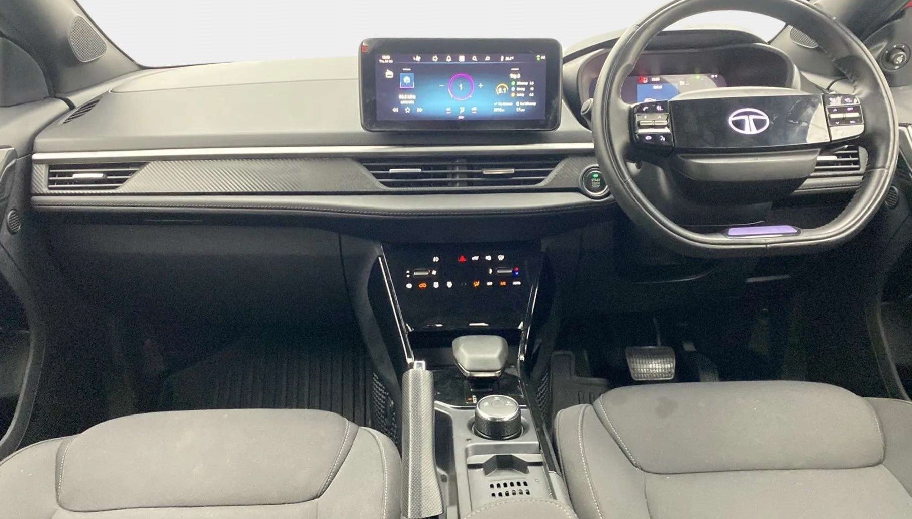 Interior dashboard of a Tata Nexon 2017-2023
