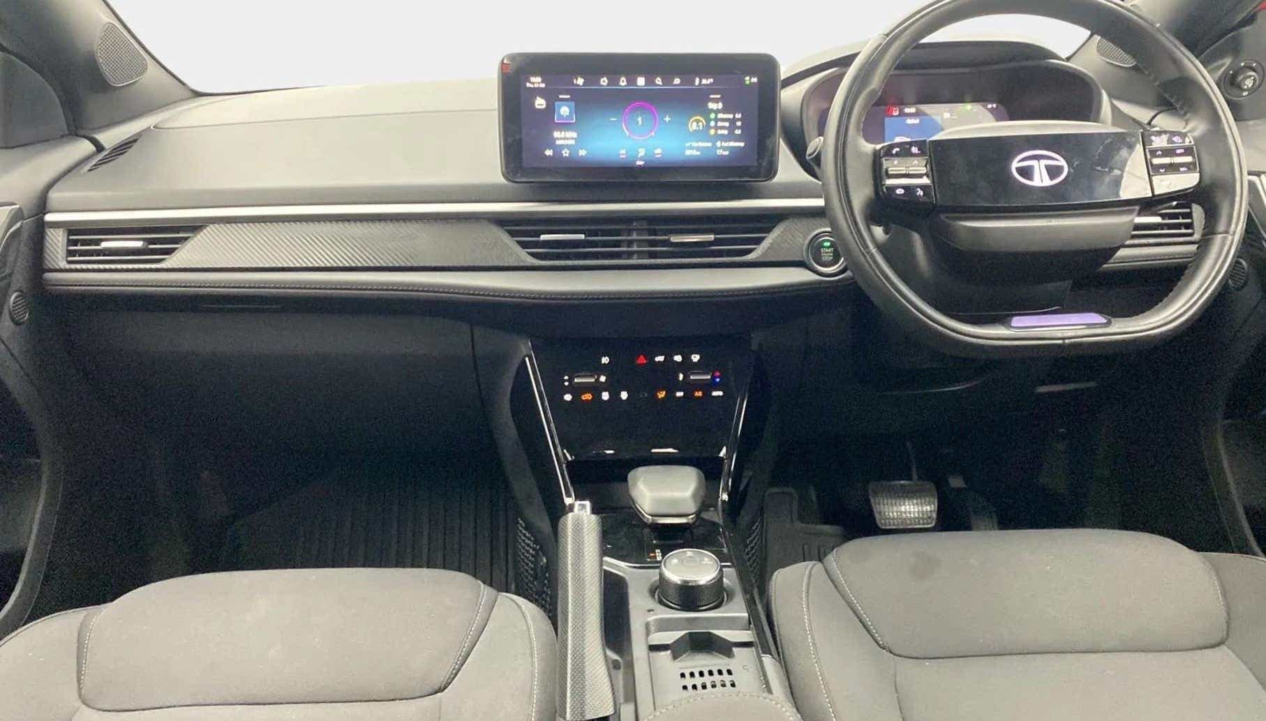 Interior dashboard of a Tata Nexon 2017-2023