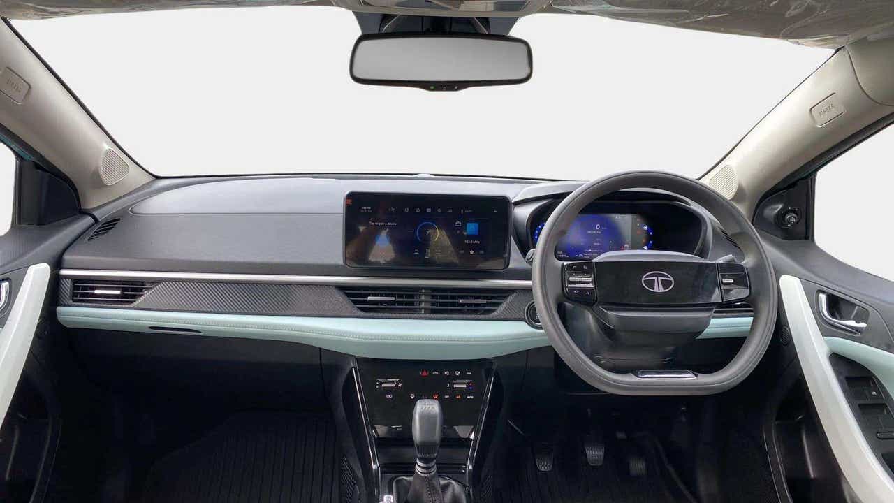 Interior dashboard of a Tata Nexon