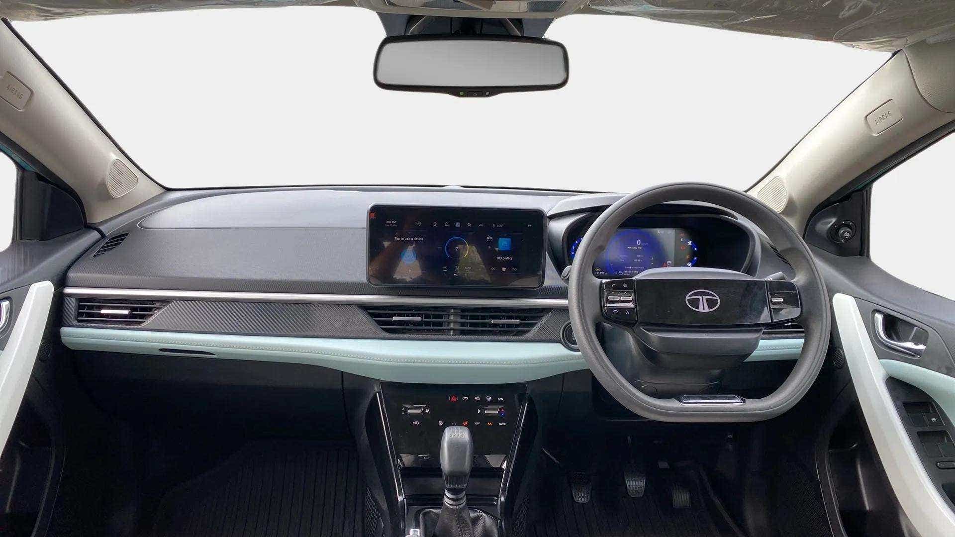 Interior dashboard of a Tata Nexon
