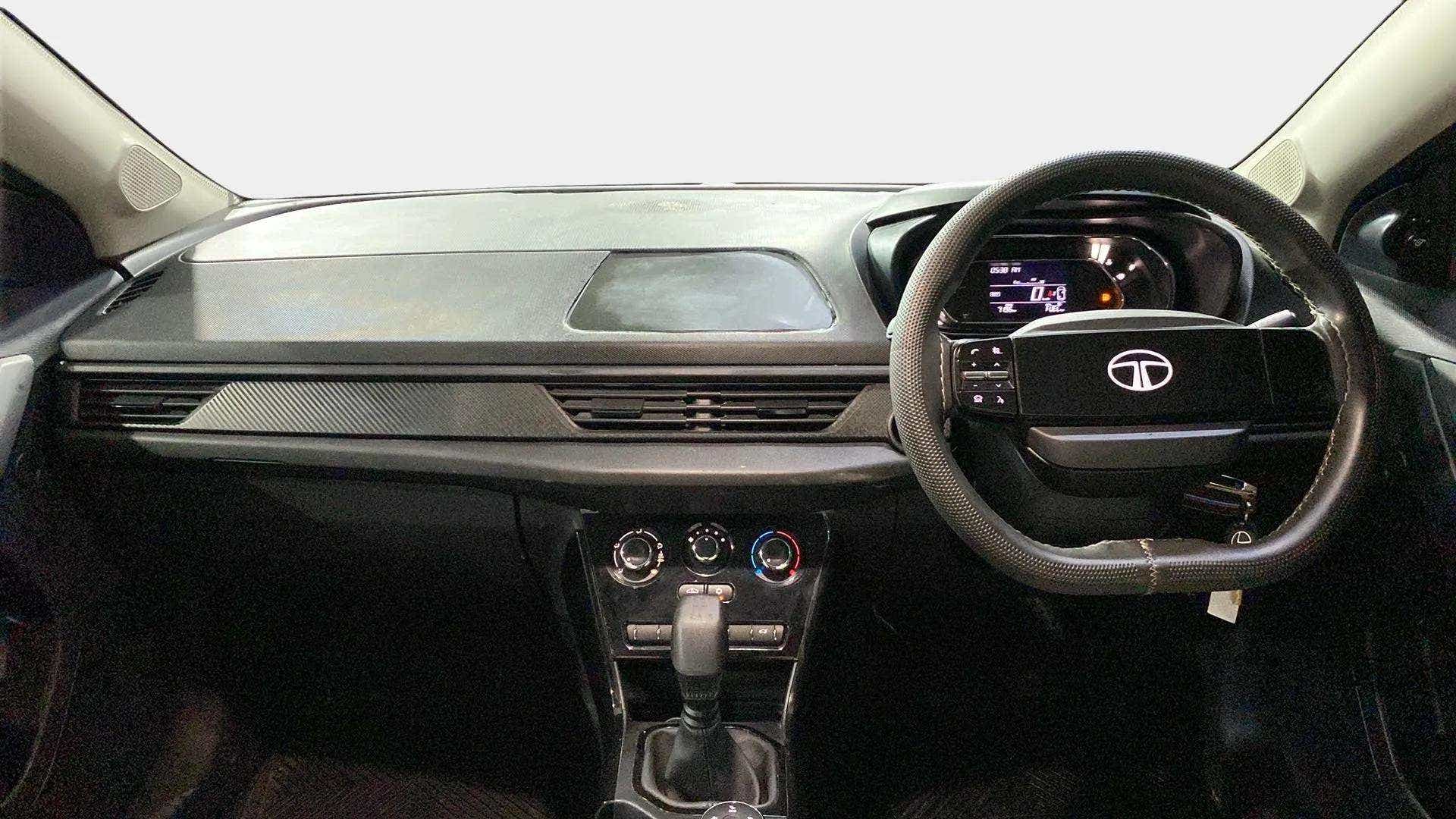 Interior dashboard of a Tata Nexon