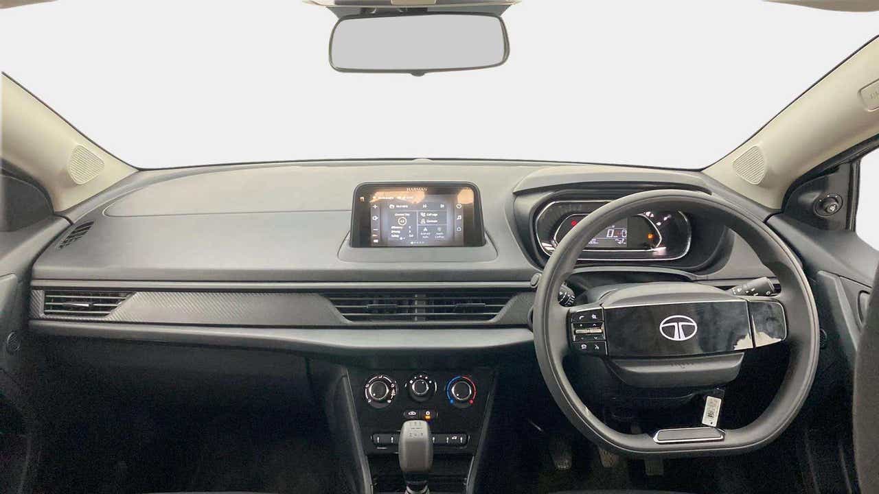 Interior dashboard view of a Tata Nexon