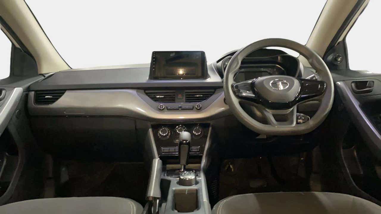 Dashboard and steering wheel of a Tata Nexon 2017-2023