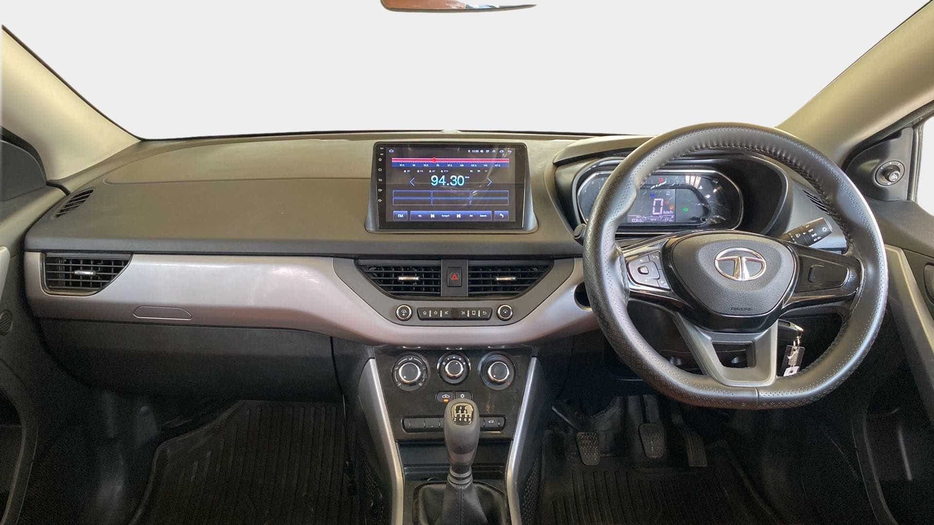 Dashboard and steering wheel of a Tata Nexon 2017-2023