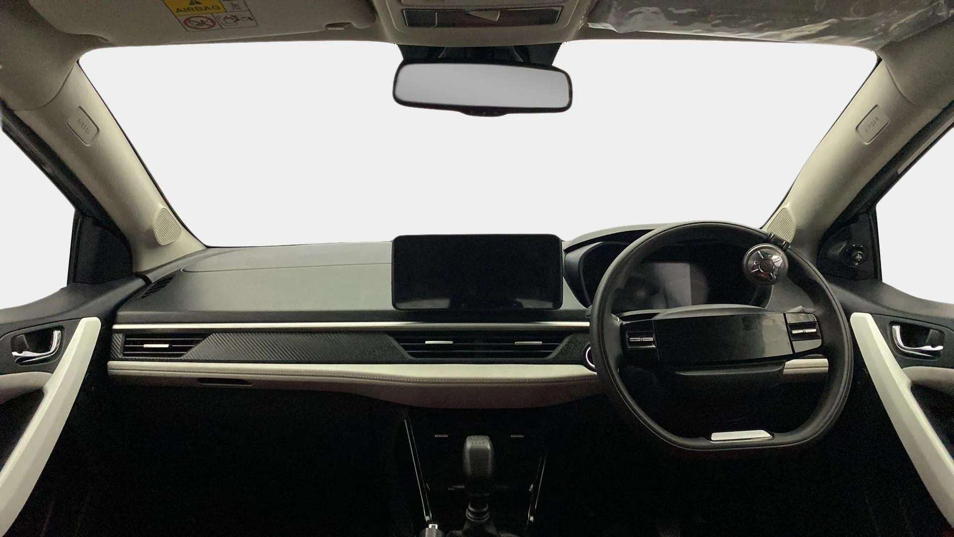 Interior dashboard of a Tata Nexon