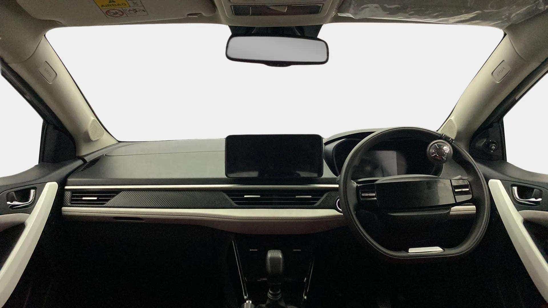 Interior dashboard of a Tata Nexon