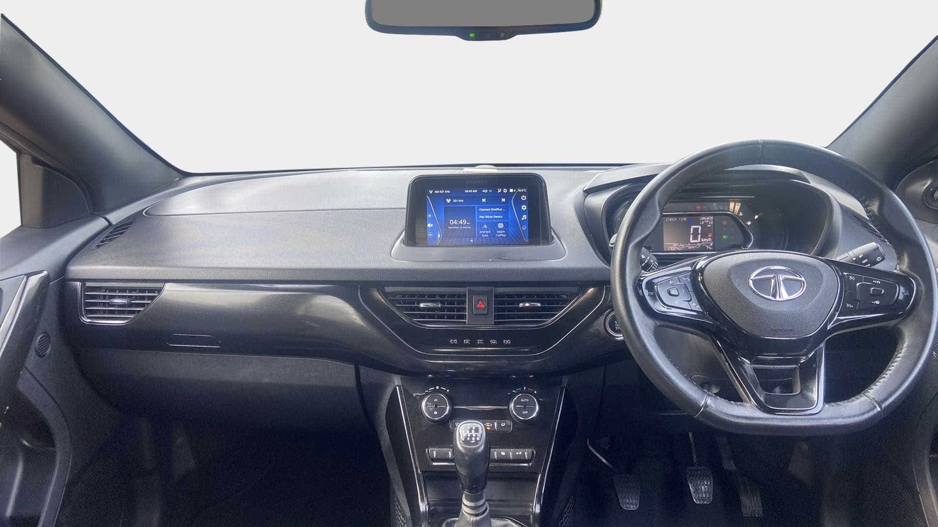 Interior dashboard of a Tata Nexon 2017-2023