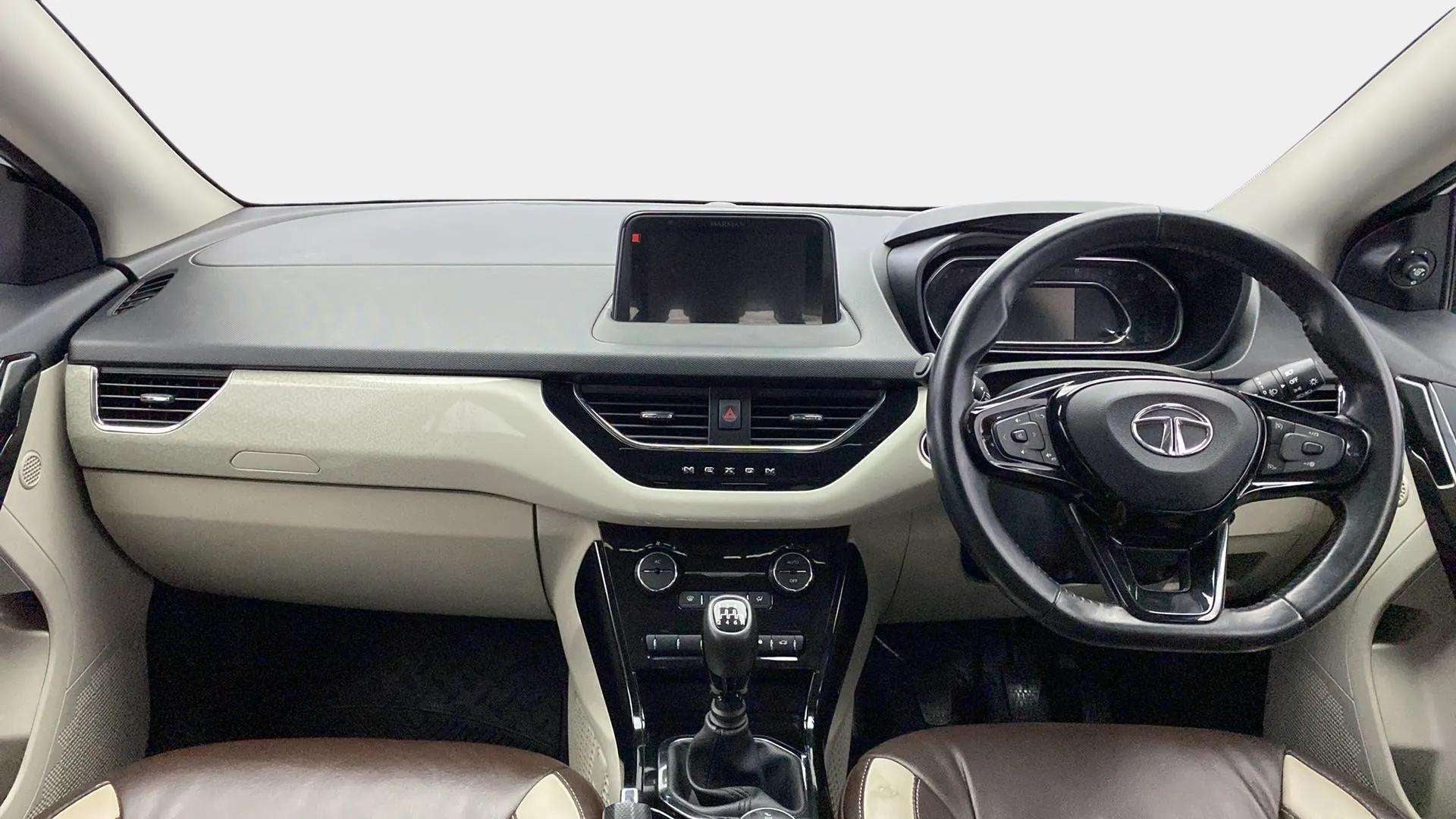 Interior dashboard view of a Tata Nexon 2017-2023