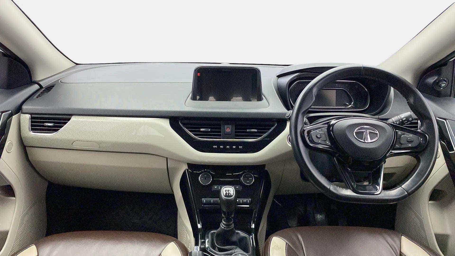 Interior dashboard view of a Tata Nexon 2017-2023