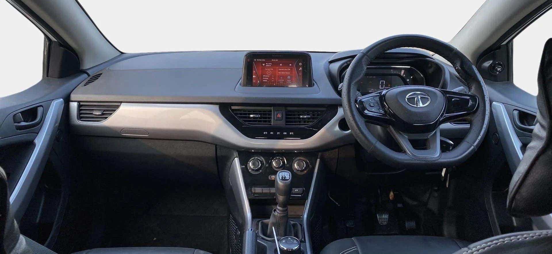 Interior dashboard of a Tata Nexon 2017-2023