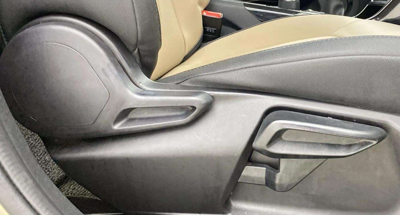 Front seat adjustment controls of a Tata Nexon 2017-2023