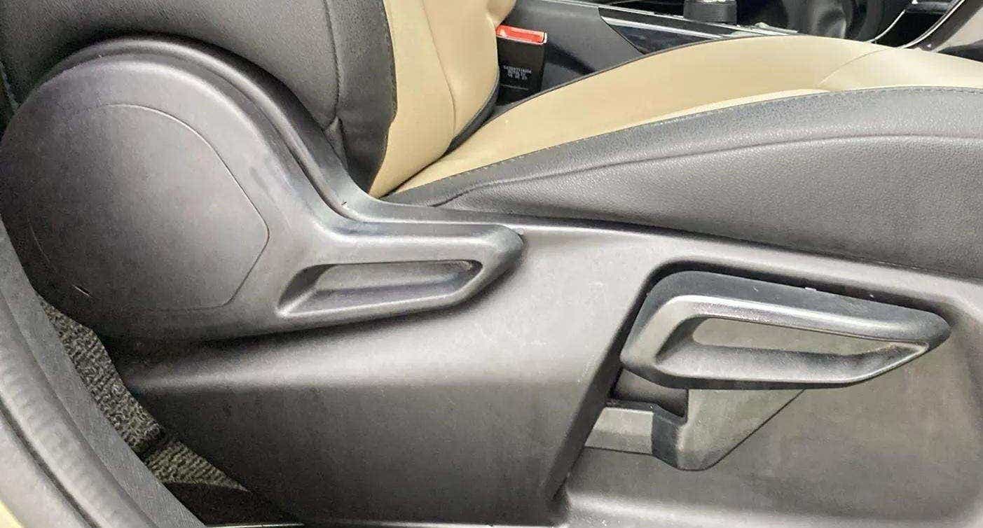 Front seat adjustment controls of a Tata Nexon 2017-2023
